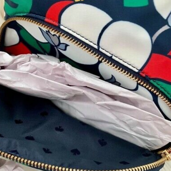 NWT Kate Spade Floral Multi Medium Backpack - Picture 7 of 9